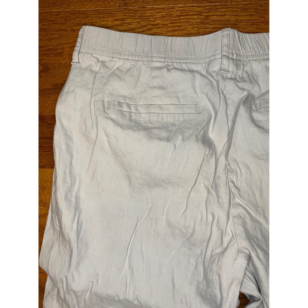 J Jill Linen Stretch Light Gray Pants Size Medium‎ - Picture 10 of 10